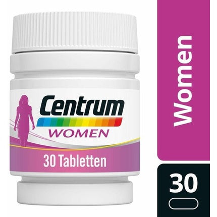 Centrum Woman, Multivitamine pentru femei, 30 tablete, ambalaj alb și mov