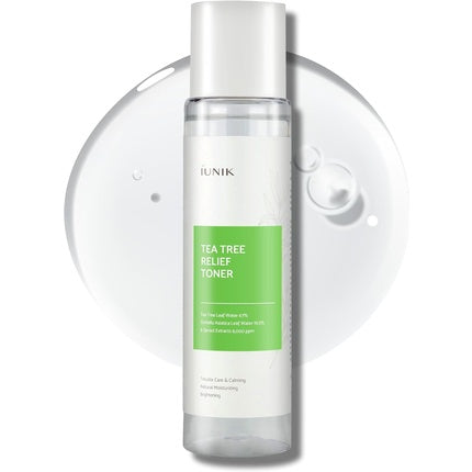 Iunik Tea Tree Relief Toner - Toner Facial Vegan pentru Pielea Predispusă la Acnee