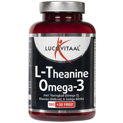Supliment alimentar, Lucovitaal L-Theanine Omega-3, 180 comprimate