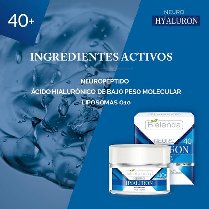Cremă Față, Bielenda, Neuro Hialuron, 50 g