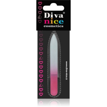 File de unghii din sticlă, Diva & Nice Cosmetics, model Small Pink, culoare roz