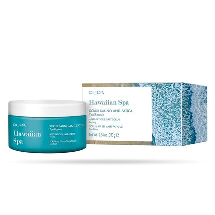 Scrub sare antifatigue, Pupa Milano, Hawaiian Spa, albastru