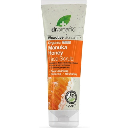 Exfoliant facial, Dr Organic, miere de Manuka, 125ml