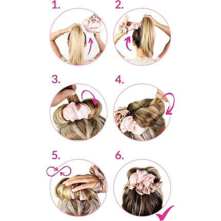 Scrunchie, Invogue, Heatless Curling, roz