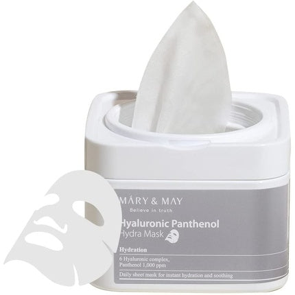 Masca de față hidratantă Mary&May Hyaluronic Panthenol Hydra Mask, 400 ml