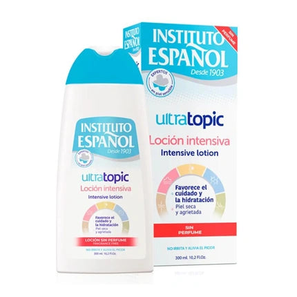 Loțiune Corporală, Instituto Español, Ultratopic Intensive Unscented, 300ml