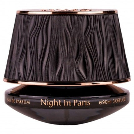 Parfum Maison Asrar Night In Paris, EDP, 90ml, Sticlă Neagră cu Accente Aurii
