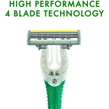 Aparat de ras, Wilkinson Sword, Quattro Titanium, verde