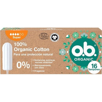 Tampon o.b. Organic Super, 16 bucăți
