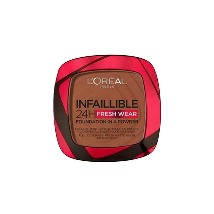 Pudră Compactă L'Oréal Paris Infaillible 24H Fresh Wear Mattifying Make-Up Powder Deep Amber