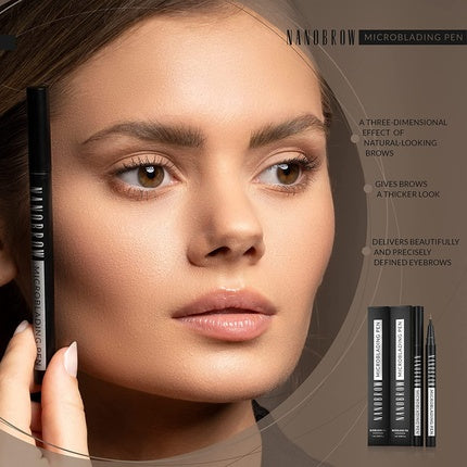 Marker sprancene, Nanobrow, Warm Blonde, efect microblading