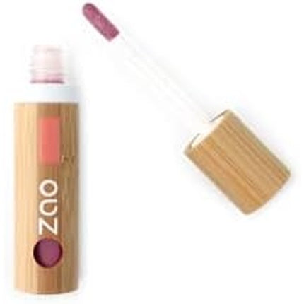 Lip Gloss Zao Essence of Nature 014 Antique Pink, ambalaj din bambus, 30 ml