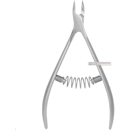 Clește cuticule, Staleks Pro, Expert 91, lamă 3 mm, gri