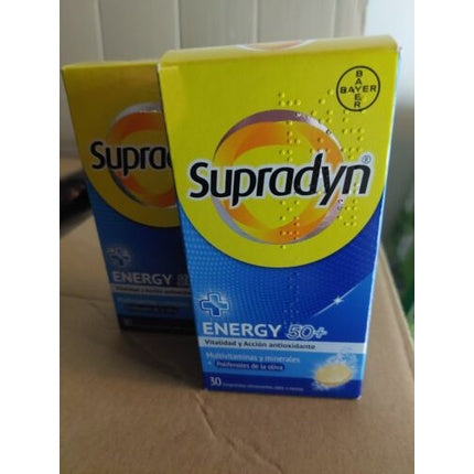 Multivitamine Supradyn Energy 50+, 30 comprimate, cutie galbenă