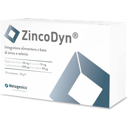 Metagenics ZincoDyn, Integrator alimentar pe bază de zinc și seleniu, 112 comprimate