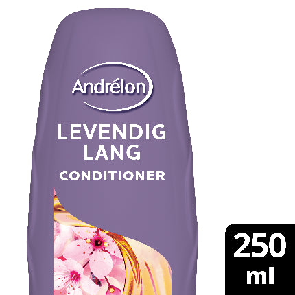 Condiționator pentru Păr, Andrélon, Levendig Long, 250 ml, Lavandă