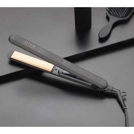 Șteptător de păr Diva Elite Hair Straightener Arabian Night, 230°C, negru cu auriu