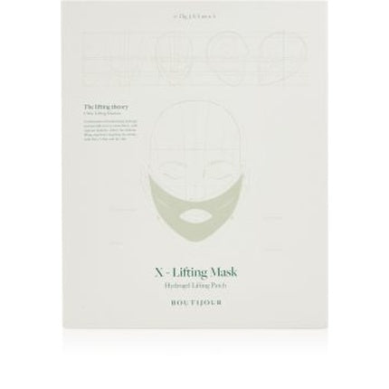 Boutijour X-Lifting Mask, Hidrogel, 2 bucăți, Culoare verde palid