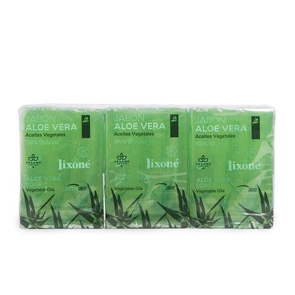 Săpun, Lixone, Aloe Vera, set 3 bucăți