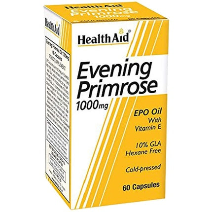 Ulei de enotera, HealthAid, 1000mg, 60 capsule