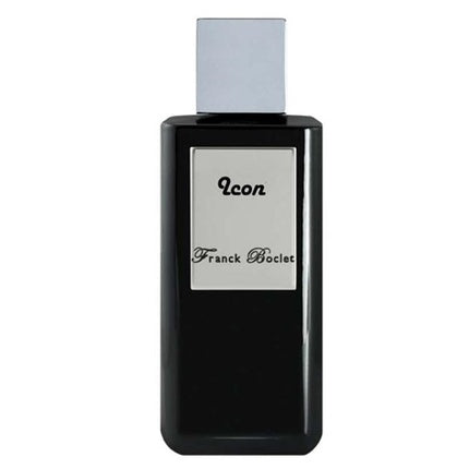 Extrait de Parfum Franck Boclet Icon, 100ml, sticlă neagră, capac argintiu