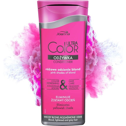 Balsam păr, Joanna, Ultra Color, păr roz, 200ml