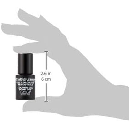 Vernis Gel Layla Cosmetics 0.01 Litru Culoare Roz cu Glitter