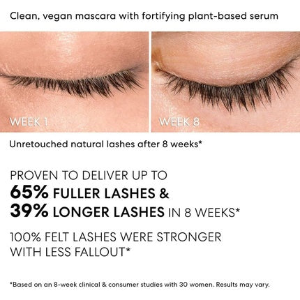 Mascara Bareminerals Strength and Length, negru, 8 ml