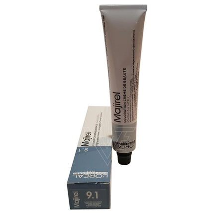 Vopsea de par, L'Oréal Paris, Majirel 9.1, Blond foarte deschis cenușiu, 50ml