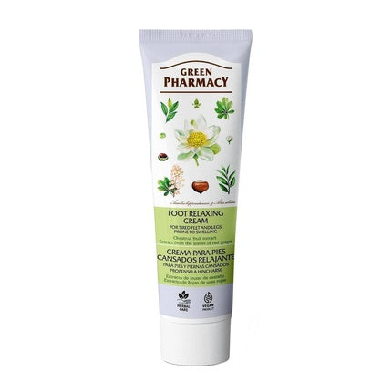 Crema Relaxantă pentru Picioare, Green Pharmacy, Extract de Căstane, 100ml, Tub