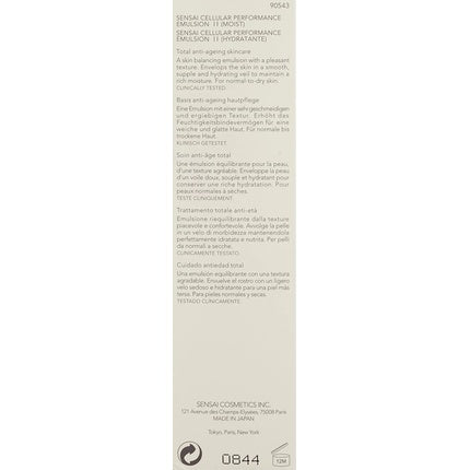 Emulsie hidratantă, Sensai, Cellular Performance, 50ml