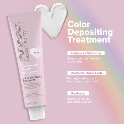 Tratament Colorare Păr Paul Mitchell Clean Beauty Gloss Roz 150ml