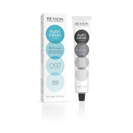 Vopsea de par, Revlon, Nutri Color Filters 097, turcoaz, 100ml