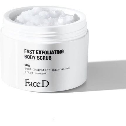 Scrub exfoliant, Faced, Fast Exfoliating, alb
