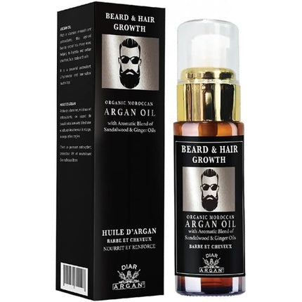 Ulei de barba si par, Diar Argan, cu ghimbir si lemn de santal