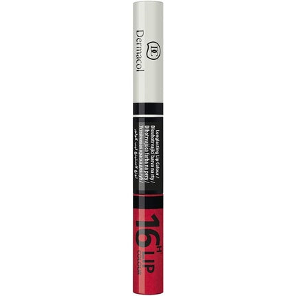 Lip Gloss Dermacol 16H - Culoare roșie intensă, 5ml