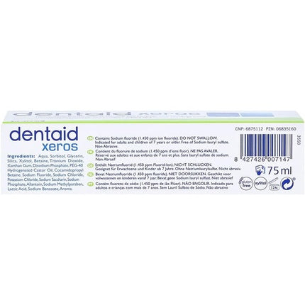 Dentaid Xeros Toothpaste, 120g, alb-verde
