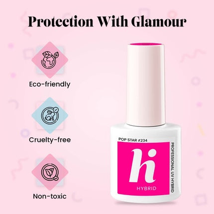 Gel Lac Hi Hybrid, Pop Star #234, Roz