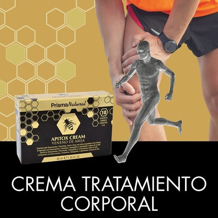 Cremă picioare Prisma Nat, Apitox, 40ml, negru