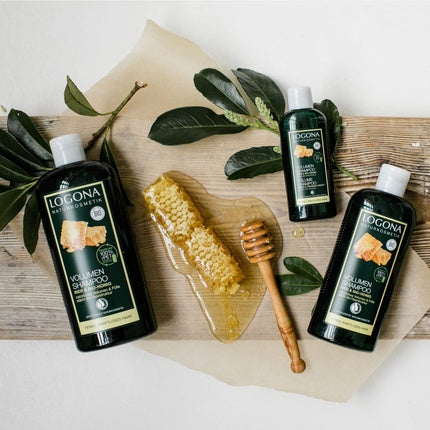 Șampon Volum LOGONA Naturkosmetik cu Bere și Miere Bio, 500ml