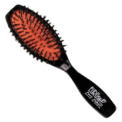 Eurostil Eurostyl Pure Boar Bristle Fuelle Brush, Rotundă, Neagră