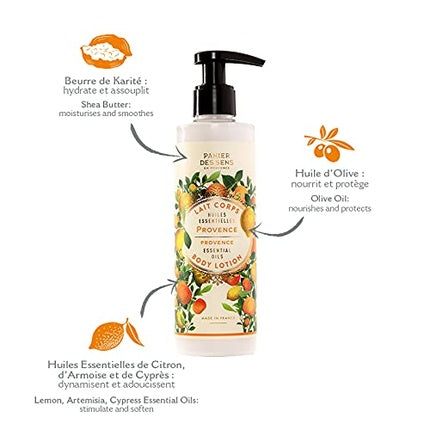 Loțiune de corp Panier Des Sens, Provence, 250ml, alb