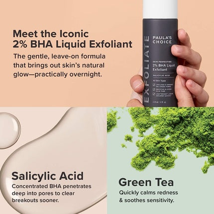 Exfoliant lichid pentru față, Paula's Choice, Skin Perfecting 2% BHA, 118ml