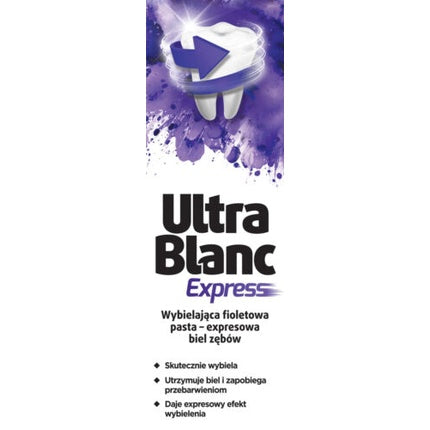 Pastă de dinți Ultrablanc Express Whitening Violet, 75ml