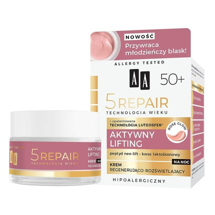 Cremă de noapte, AA Old Technology, 50ml, regeneratoare