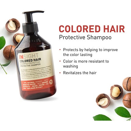 Șampon protecție păr colorat, Insight, 400ml