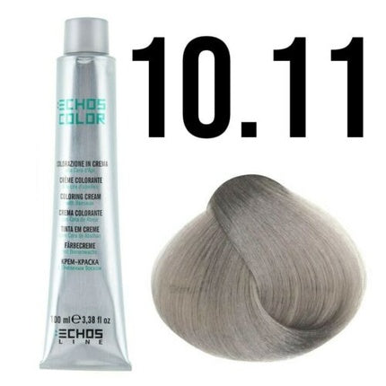 Culoare Păr Echosline 1.10, Argintiu - Professional Permanent Dyeing Cream