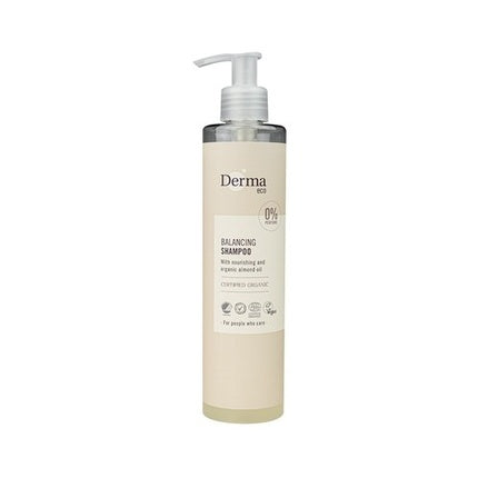 Șampon Derma Eco, 250ml, cu pompă de dozare, etichetă bej