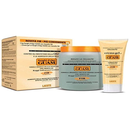 Set Îngrijire Corporală Guam D'Alga Mud for Comfort cu Cremă-Gel FIR, 1kg + 200ml