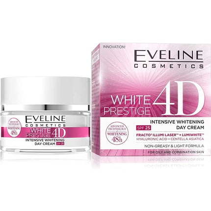Cremă de zi, Eveline, White Prestige 4D, 50ml